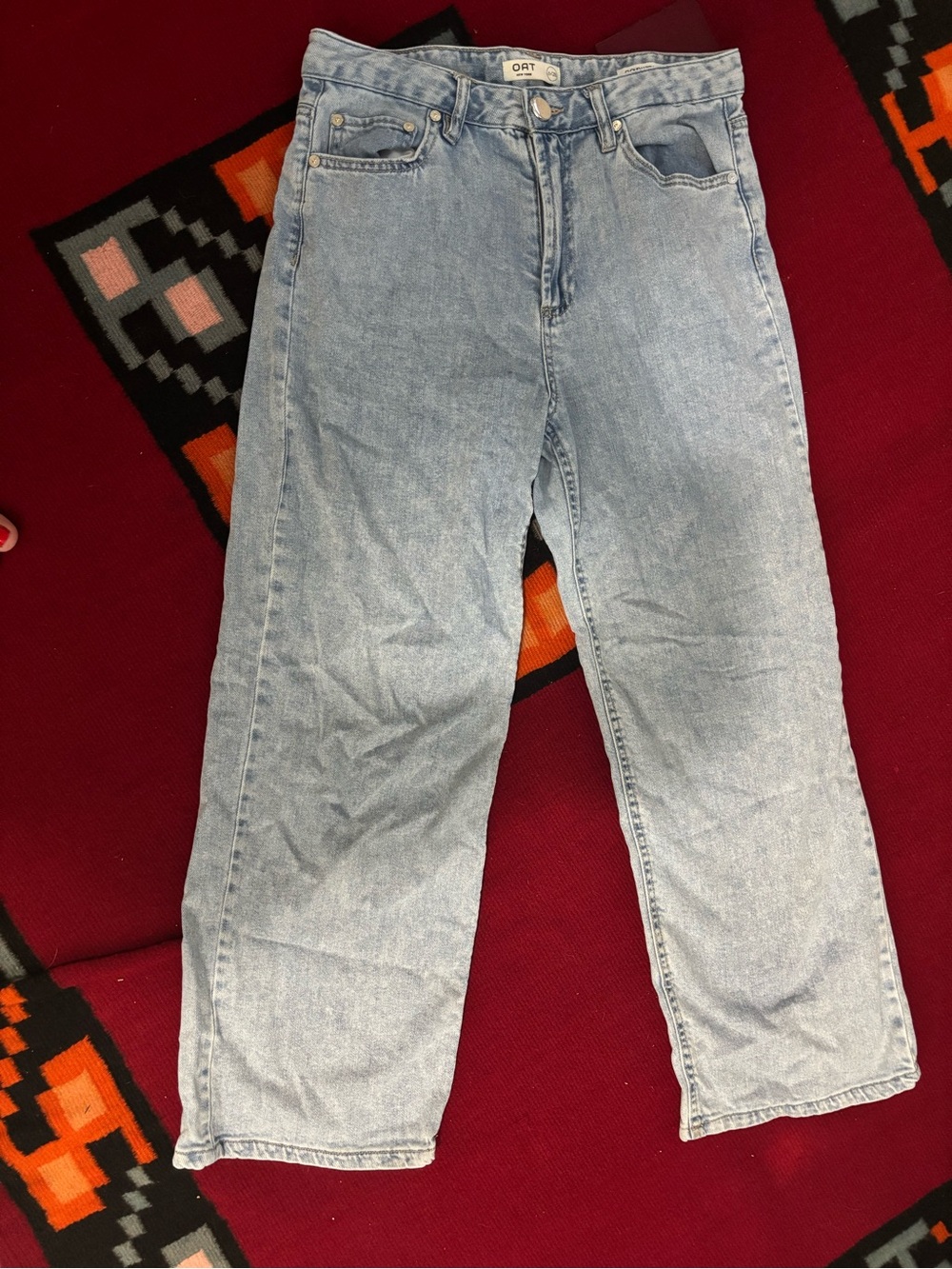 Oat New York Light Blue Relaxed Jeans